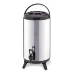 14L Portable Insulated Cold/Heat Coffee Tea Beer Barrel Brew Pot with Dispenser