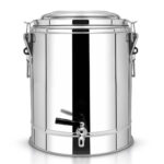 12L Stainless Steel Insulated Stock Pot Dispenser Hot Cold Beverage Container with Tap