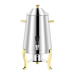 Stainless Steel Dispenser Beverage Juicer Commercial Buffet Drink Container Jug with Side Handles