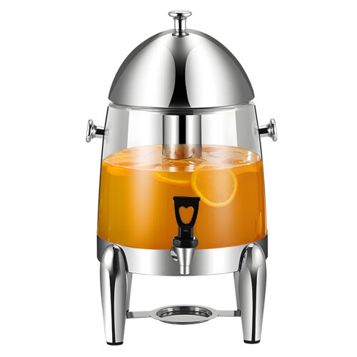 Stainless Steel 12L Beverage Dispenser Hot Cold Juice Water Tea Chafer Urn Buffet Drink Container Jug