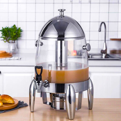 Stainless Steel 12L Beverage Dispenser Hot Cold Juice Water Tea Chafer Urn Buffet Drink Container Jug - Image 4