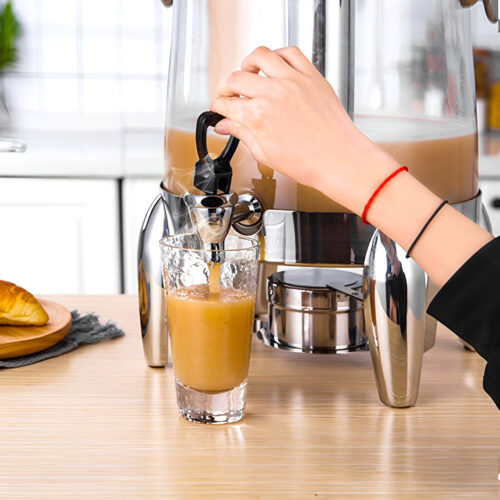 Stainless Steel 12L Beverage Dispenser Hot Cold Juice Water Tea Chafer Urn Buffet Drink Container Jug - Image 5