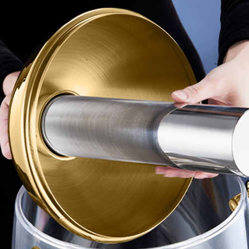 Stainless Steel 12L Beverage Dispenser Hot Cold Juice Water Tea Chafer Urn Buffet Drink Container Jug with Gold Accents - Image 9