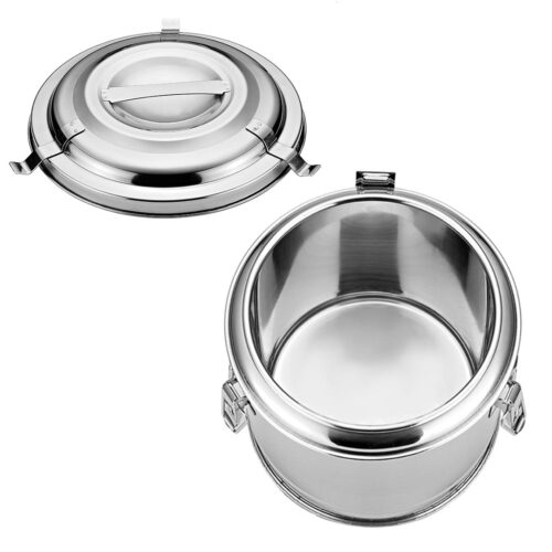 2x 22L Stainless Steel Insulated Stock Pot Hot Cold Beverage Container - Image 7
