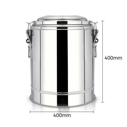2x 35L Stainless Steel Insulated Stock Pot Hot Cold Beverage Container - Image 6