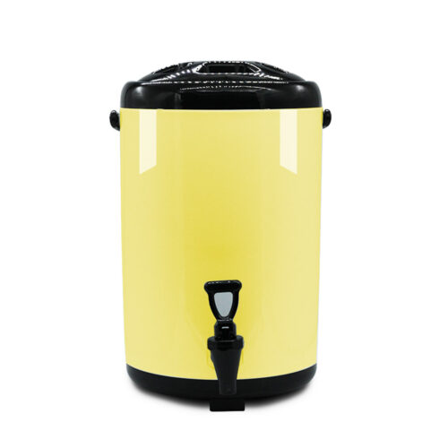 4x 16L Stainless Steel Insulated Drink Barrel Hot Cold Beverage Dispenser with Faucet Yellow - Image 3