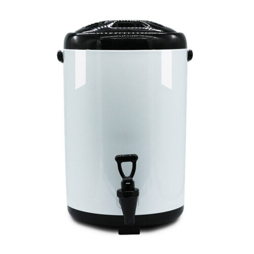 4x 18L Stainless Steel Insulated Drink Barrel Hot Cold Beverage Dispenser with Faucet White - Image 3