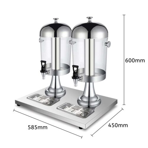 2x Dual 8L Juicer Water Milk Coffee Pump Beverage Drinking Utensils - Image 5