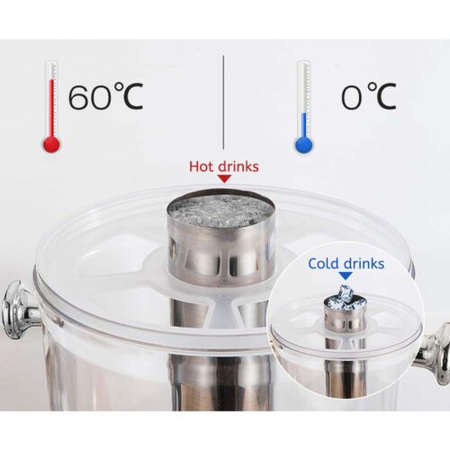 2x Dual 8L Juicer Water Milk Coffee Pump Beverage Drinking Utensils - Image 6