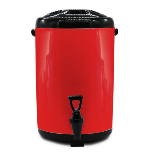 8X 10L Stainless Steel Insulated Drink Barrel Hot Cold Beverage Dispenser with Faucet Red - Image 5