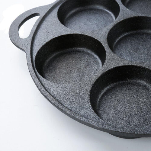 31.5cm Cast Iron Takoyaki Fry Pan Octopus Balls Maker 7 Hole Cavities Grill Mold - Image 8
