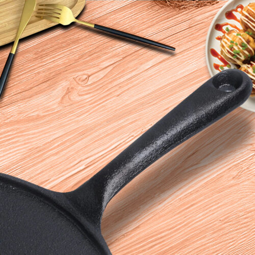 2x 23cm Cast Iron Takoyaki Fry Pan Octopus Balls Maker 7 Hole Cavities Grill Mold - Image 8
