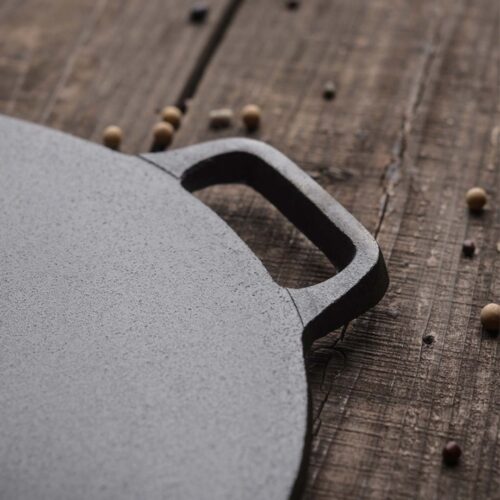 Cast Iron Induction Crepes Pan Baking Cookie Pancake Pizza Bakeware - Image 6