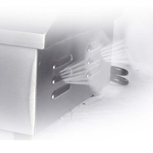 2200W Stainless Steel Ribbed Griddle Commercial Grill BBQ Hot Plate 56*48*23cm - Image 7