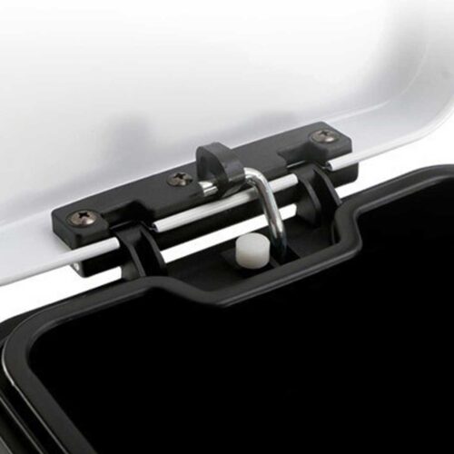 2x 12L Foot Pedal Stainless Steel Rubbish Recycling Garbage Waste Trash Bin Square White - Image 3