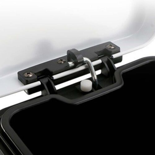 4x 12L Foot Pedal Stainless Steel Rubbish Recycling Garbage Waste Trash Bin Square White - Image 3