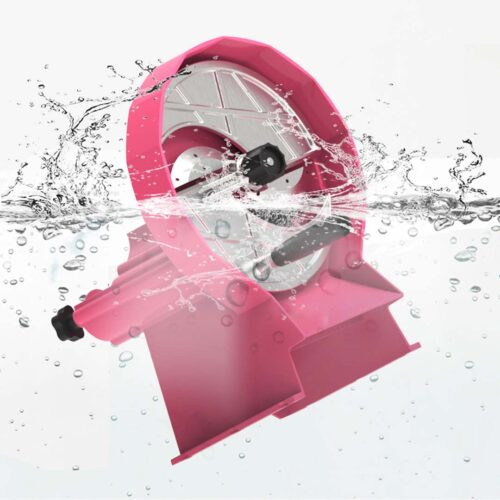 Commercial Manual Vegetable Fruit Slicer Kitchen Cutter Machine Pink - Image 5