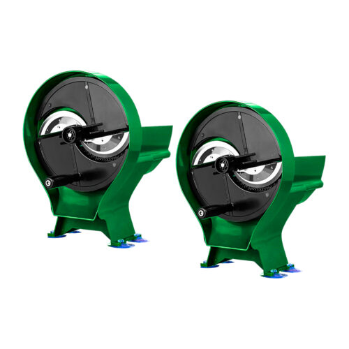 2x Commercial Manual Vegetable Fruit Slicer Kitchen Cutter Machine Green