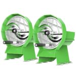 2x Commercial Manual Vegetable Fruit Slicer Kitchen Cutter Machine Green