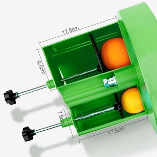 2x Commercial Manual Vegetable Fruit Slicer Kitchen Cutter Machine Green - Image 2