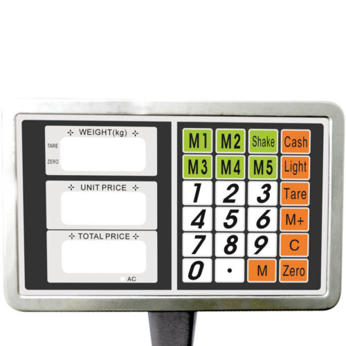 2x 150kg Electronic Digital Platform Scale Computing Shop Postal Weight Black - Image 3