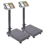 2x 300kg Electronic Digital Platform Scale Computing Shop Postal Weight Black