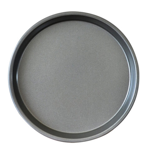 7-inch Round Black Steel Non-stick Pizza Tray Oven Baking Plate Pan
