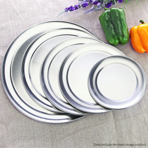 11-inch Round Aluminum Steel Pizza Tray Home Oven Baking Plate Pan - Image 6