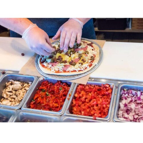 12-inch Round Seamless Aluminium Nonstick Commercial Grade Pizza Screen Baking Pan - Image 7