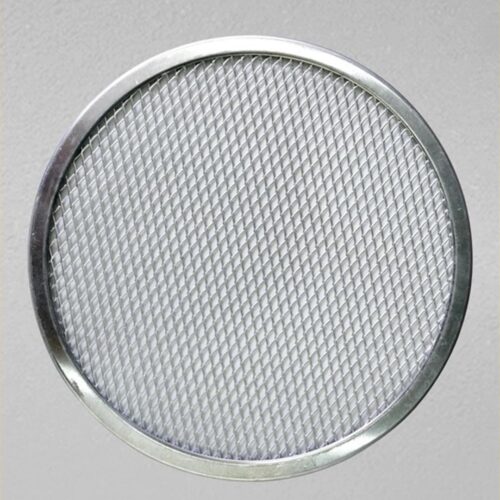 2x 10-inch Round Seamless Aluminium Nonstick Commercial Grade Pizza Screen Baking Pan - Image 2
