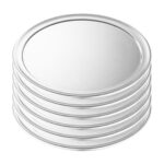 6X 14-inch Round Aluminum Steel Pizza Tray Home Oven Baking Plate Pan