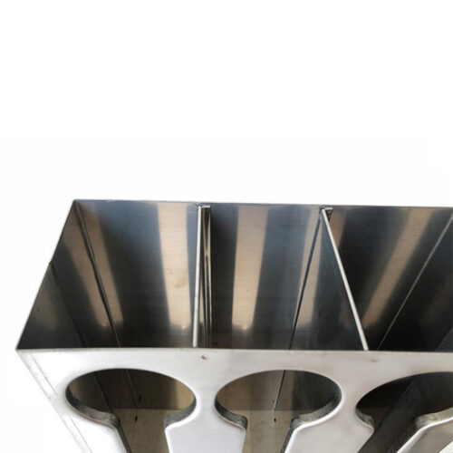 Stainless Steel Buffet Restaurant Spoon Utensil Holder Storage Rack 3 Holes - Image 6