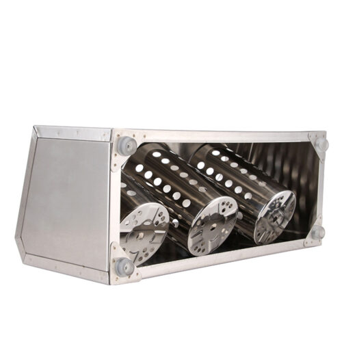 2x 18/10 Stainless Steel Commercial Conical Utensils Holder with 3 Holes - Image 7