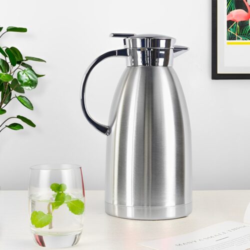 1.8L Stainless Steel Insulated Vacuum Flask Water Coffee Jug Thermal - Image 3