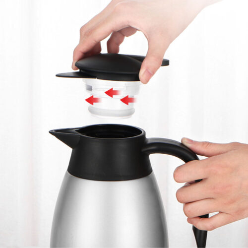 1.5L Silver Color 3-Layer Stainless Steel Vacuum Durable Thermal Flask - Image 8