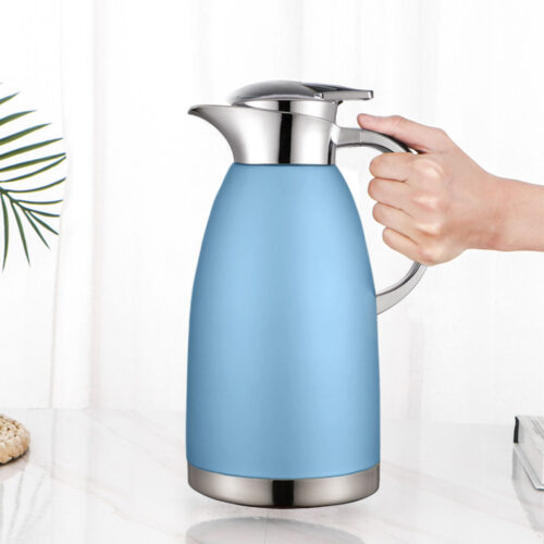 1.8L Blue Color 3-Layer Vacuum Insulated Stainless Steel Flask - Image 4