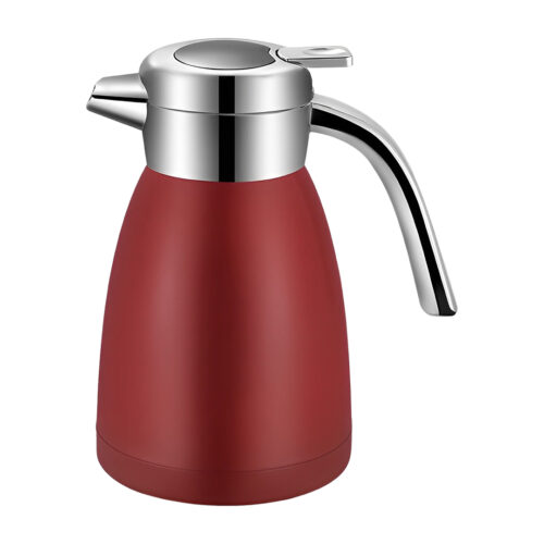 1.8L Stainless Steel Insulated Vacuum Flask Water Coffee Jug Thermal Red