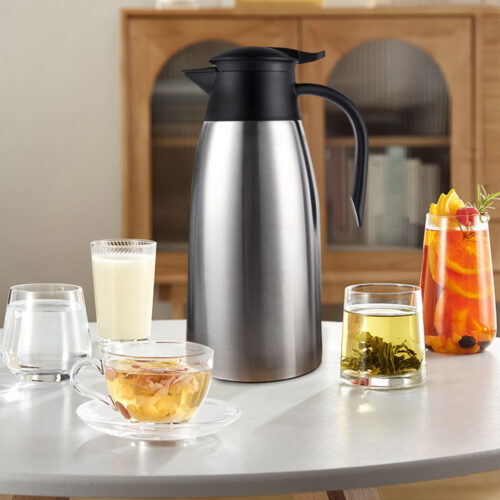 2.0L Silver Color 3-Layer Stainless Steel Vacuum Durable Thermal Flask - Image 3