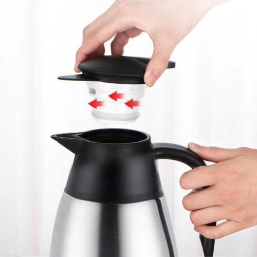 2.0L Silver Color 3-Layer Stainless Steel Vacuum Durable Thermal Flask - Image 9