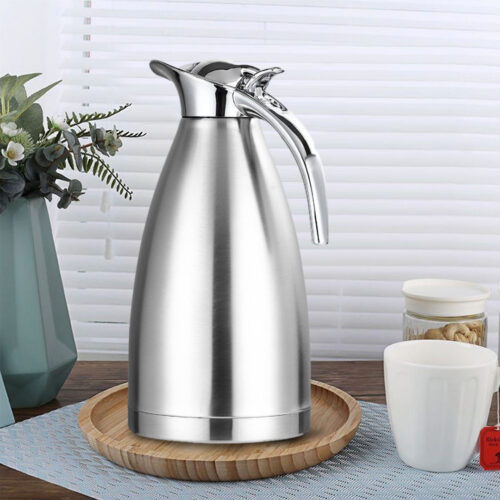 2.0L Silver Color 3-Layer Inner Stainless Steel Vacuum Insulated Outer Stainless Steel Thermal Flask - Image 4