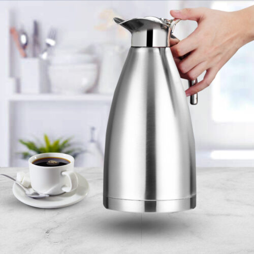 2.0L Silver Color 3-Layer Inner Stainless Steel Vacuum Insulated Outer Stainless Steel Thermal Flask - Image 6