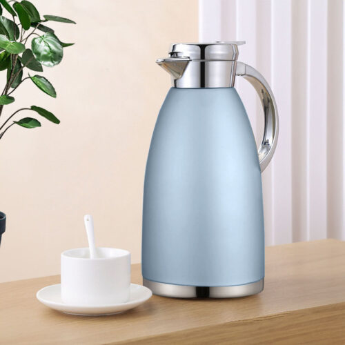 2.3L Blue Color 3-Layer Vacuum Insulated Stainless Steel Flask Ideal for Home Office - Image 3
