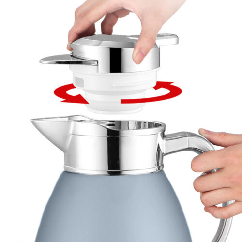 2.3L Blue Color 3-Layer Vacuum Insulated Stainless Steel Flask Ideal for Home Office - Image 7