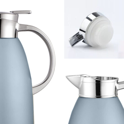 2.3L Blue Color 3-Layer Vacuum Insulated Stainless Steel Flask Ideal for Home Office - Image 8