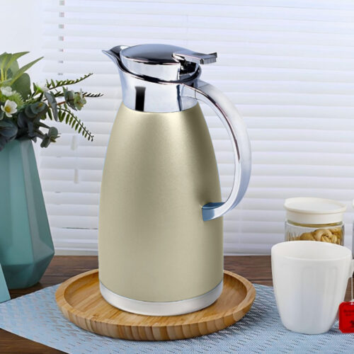 2.3L Gold Color 3-Layer Vacuum Insulated Stainless Steel Flask - Image 2