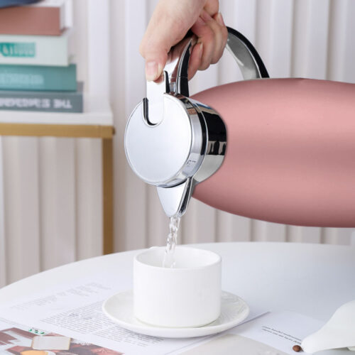 2.3L Rose Color 3-Layer Vacuum Insulated Stainless Steel Flask Office - Image 5