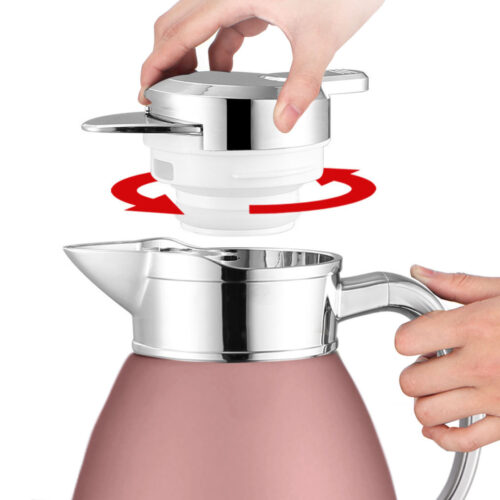 2.3L Rose Color 3-Layer Vacuum Insulated Stainless Steel Flask Office - Image 7