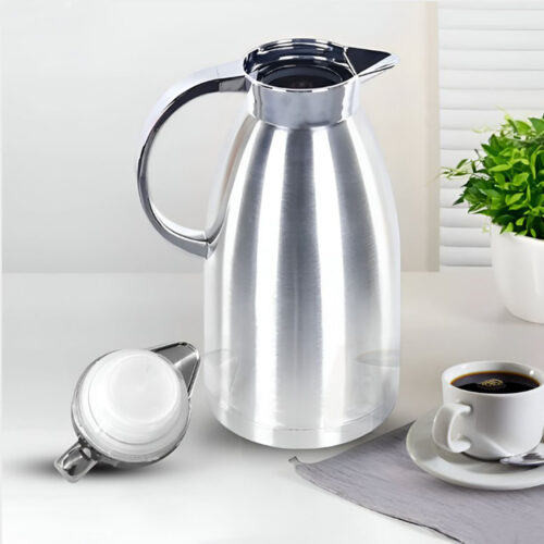 2x 1.8L Stainless Steel Insulated Vacuum Flask Water Coffee Jug Thermal - Image 4