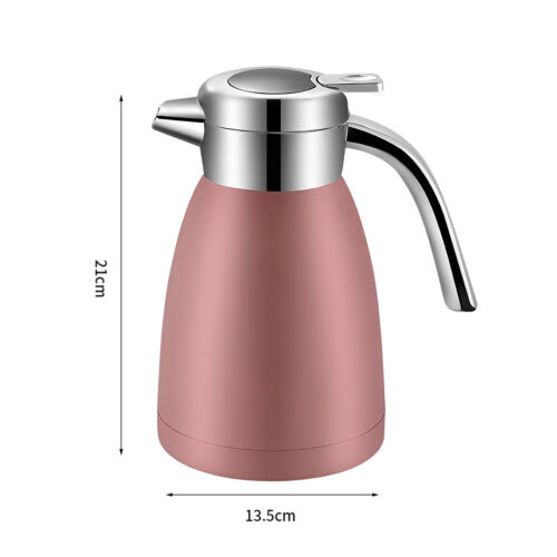 2x 1.2L Stainless Steel Insulated Vacuum Flask Water Bottle Pink - Image 4