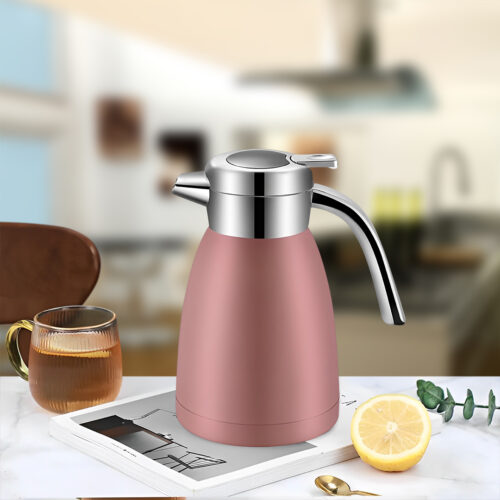 2x 1.2L Stainless Steel Insulated Vacuum Flask Water Bottle Pink - Image 9